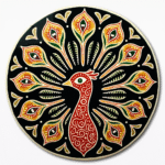 Cultural Motifs & Traditional Art  - Magnet v6